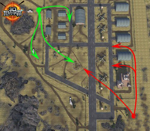 《3D坦克争霸》5大地图伏击路线选择解析