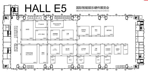 2019ChinaJoy各展馆展位图正式公布!