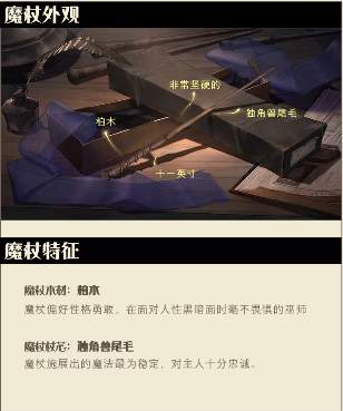 哈利波特魔法觉醒柏木独角兽尾毛魔杖含义介绍 柏木魔杖代表巫师介绍