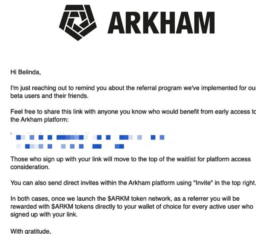 Arkham产品表现：融资情况和投资者预期