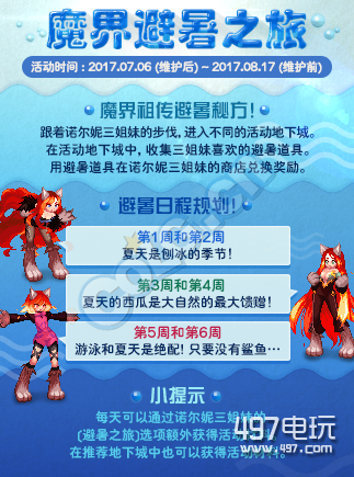 DNF魔界避暑之旅活动玩法攻略介绍