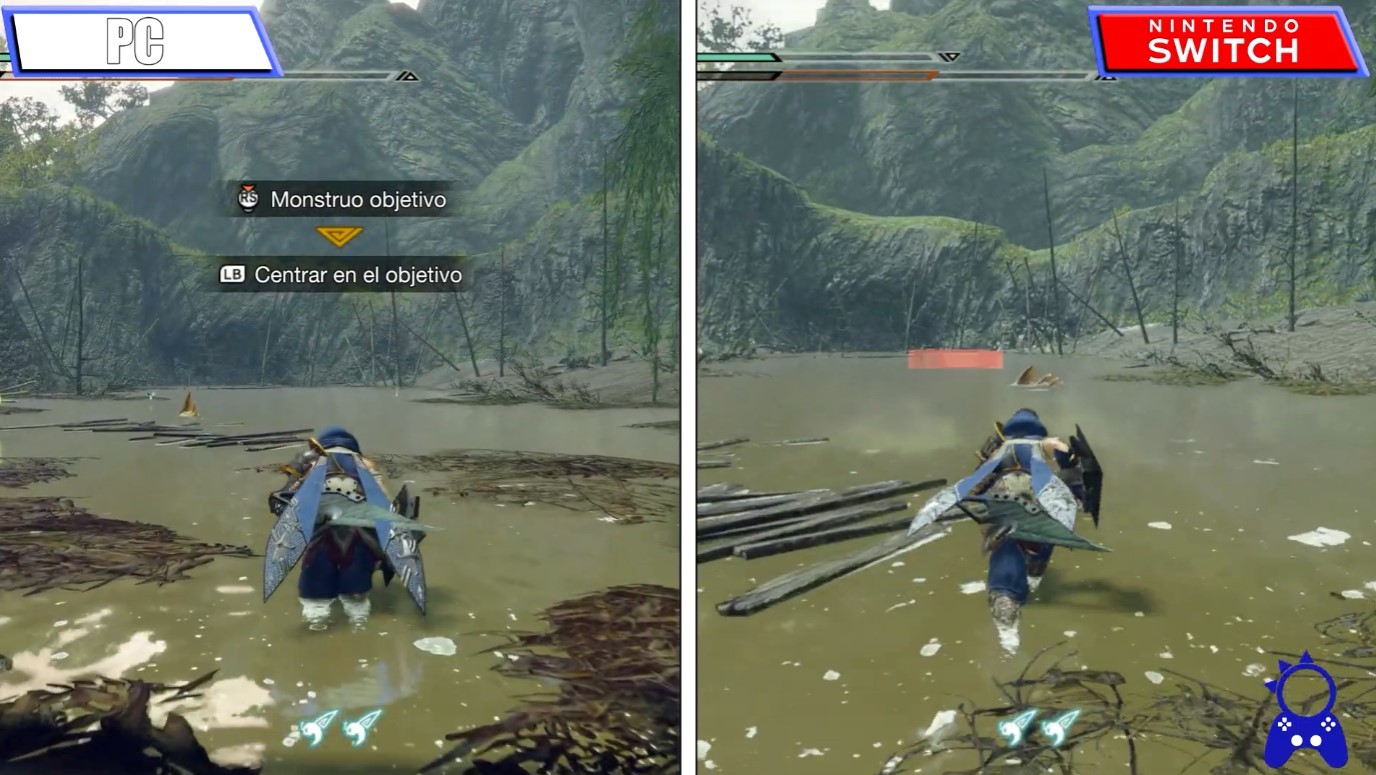《怪物猎人：崛起》PC试玩版 vs Switch画质对比