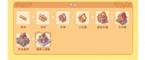 合并童话国睡美人城堡合成步骤