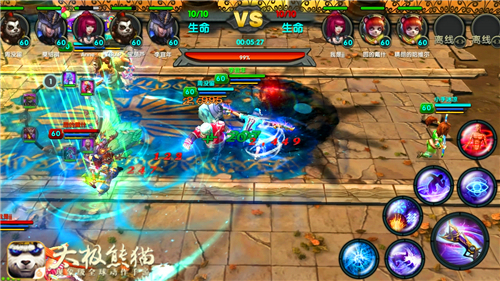 动作手游也MOBA?《太极熊猫》开启5VS5阵营对决