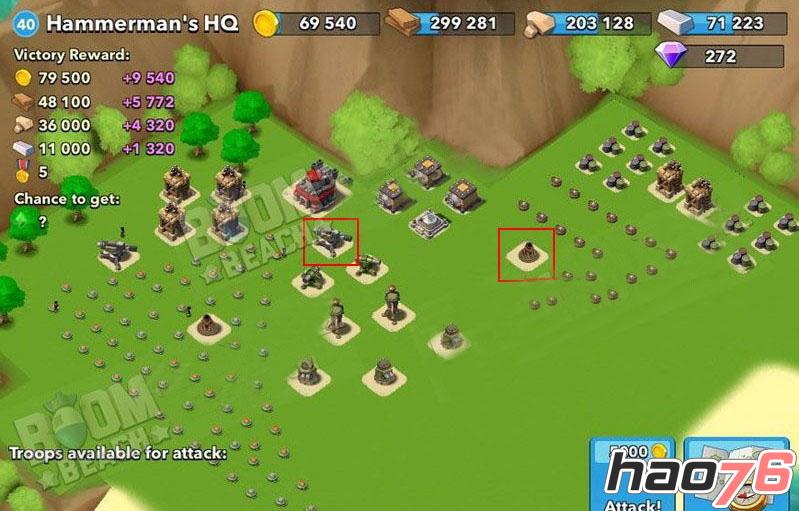 Boom Beach《海岛奇兵》攻略 40级BOSS阵型分析